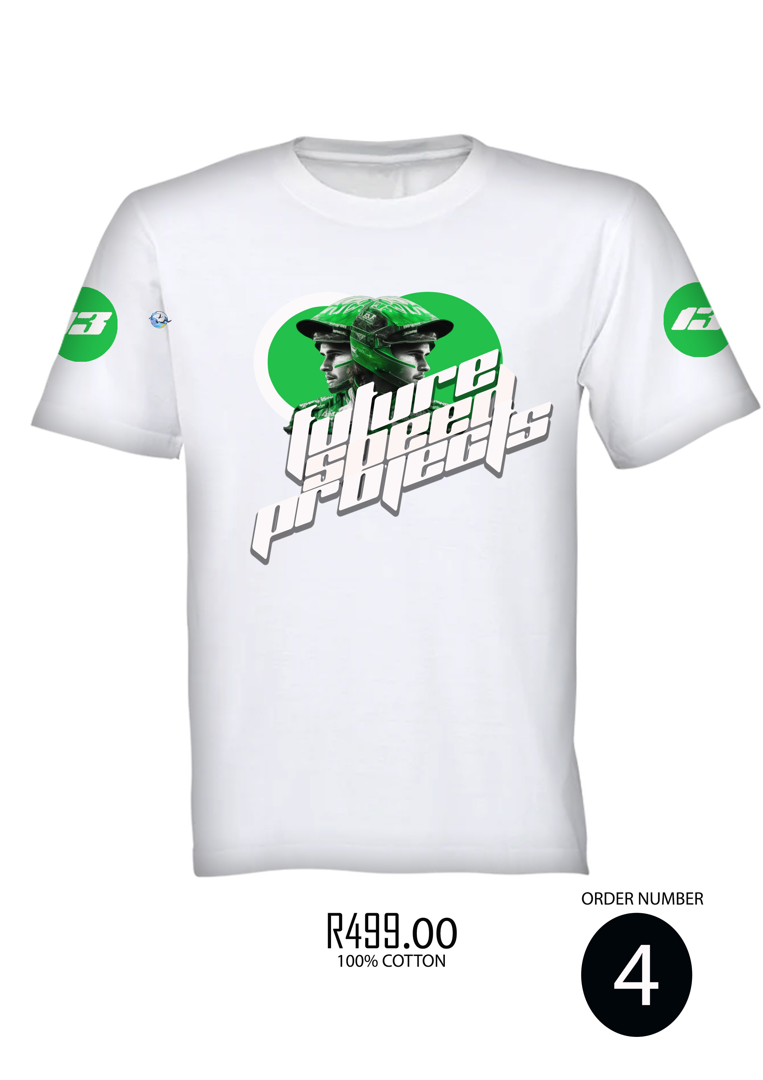 FUTURE SPEED PROJECTS green T-shirt