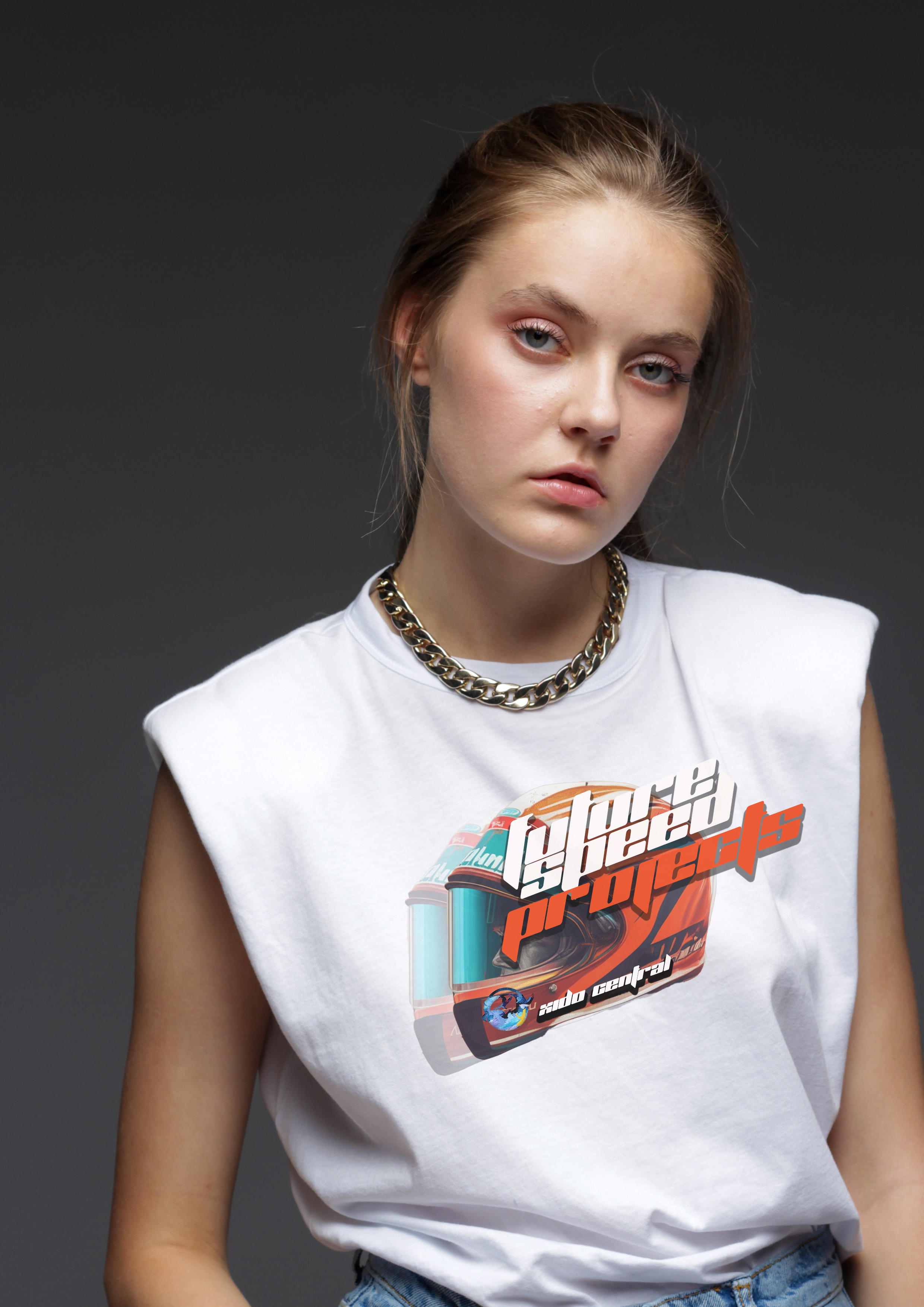 Future speed projects orange t-shirt copy